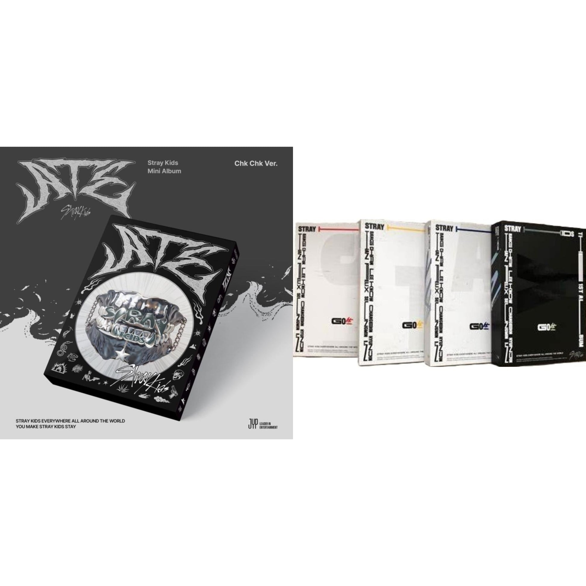 Stray Kids - Ate (Chk Chk Ver.) & Go: Volume 1 (Normal Edition) - CD Bundle