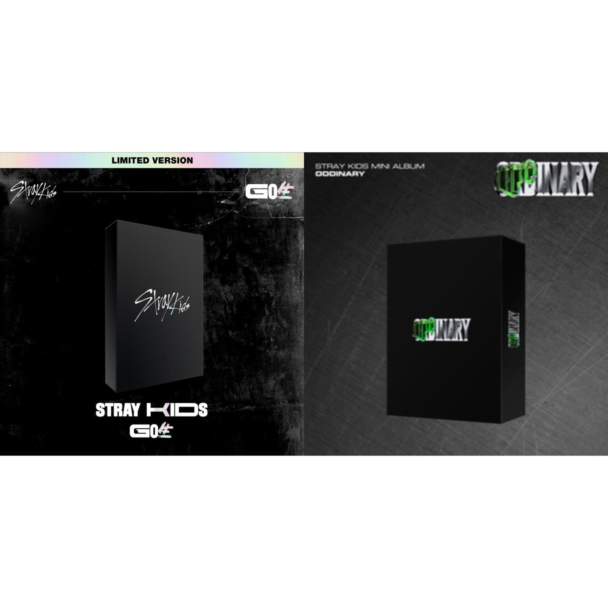 Stray Kids - Go: Volume 1 (Normal Edition) & Oddinary (Scanning Version/Mask Off Version/Normal Edition) - CD Bundle
