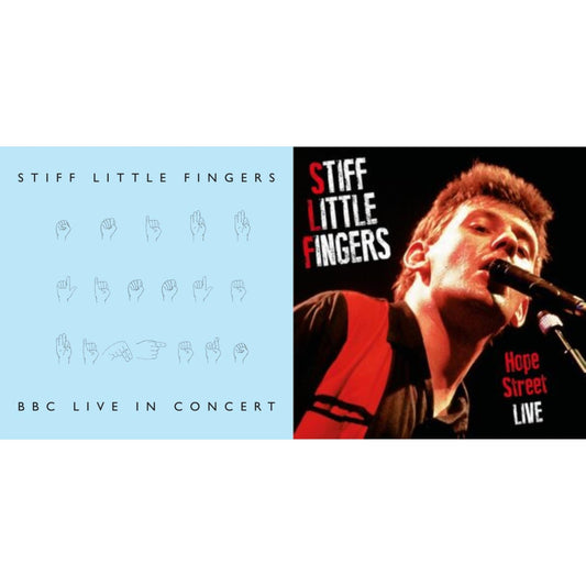 Stiff Little Fingers - Bbc Live In Concert (2LP/Pale Blue/Off White Vinyl) & Hope Street Live