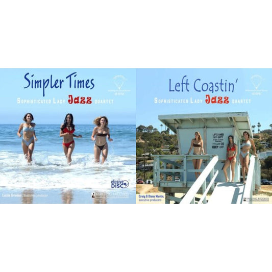 Sophisticated Lady Jazz Quartet - Simpler Times (180G) & Left Coastin (180G) - LP Vinyl Bundle