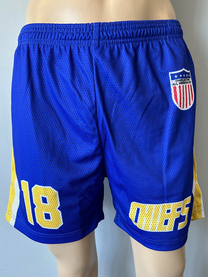 Slapshot Charlestown Chiefs Hanson #18 Hockey Shorts