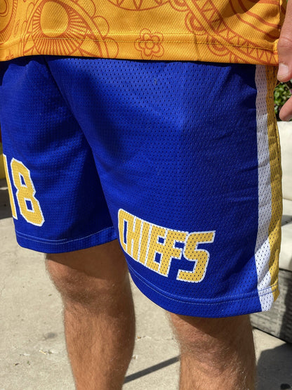 Slapshot Charlestown Chiefs Hanson #18 Hockey Shorts