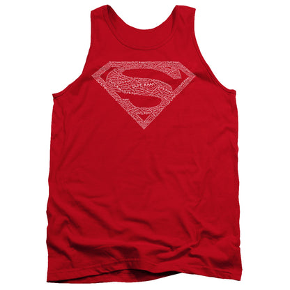 Dc Robin Logo Mens Tank Top Shirt Red