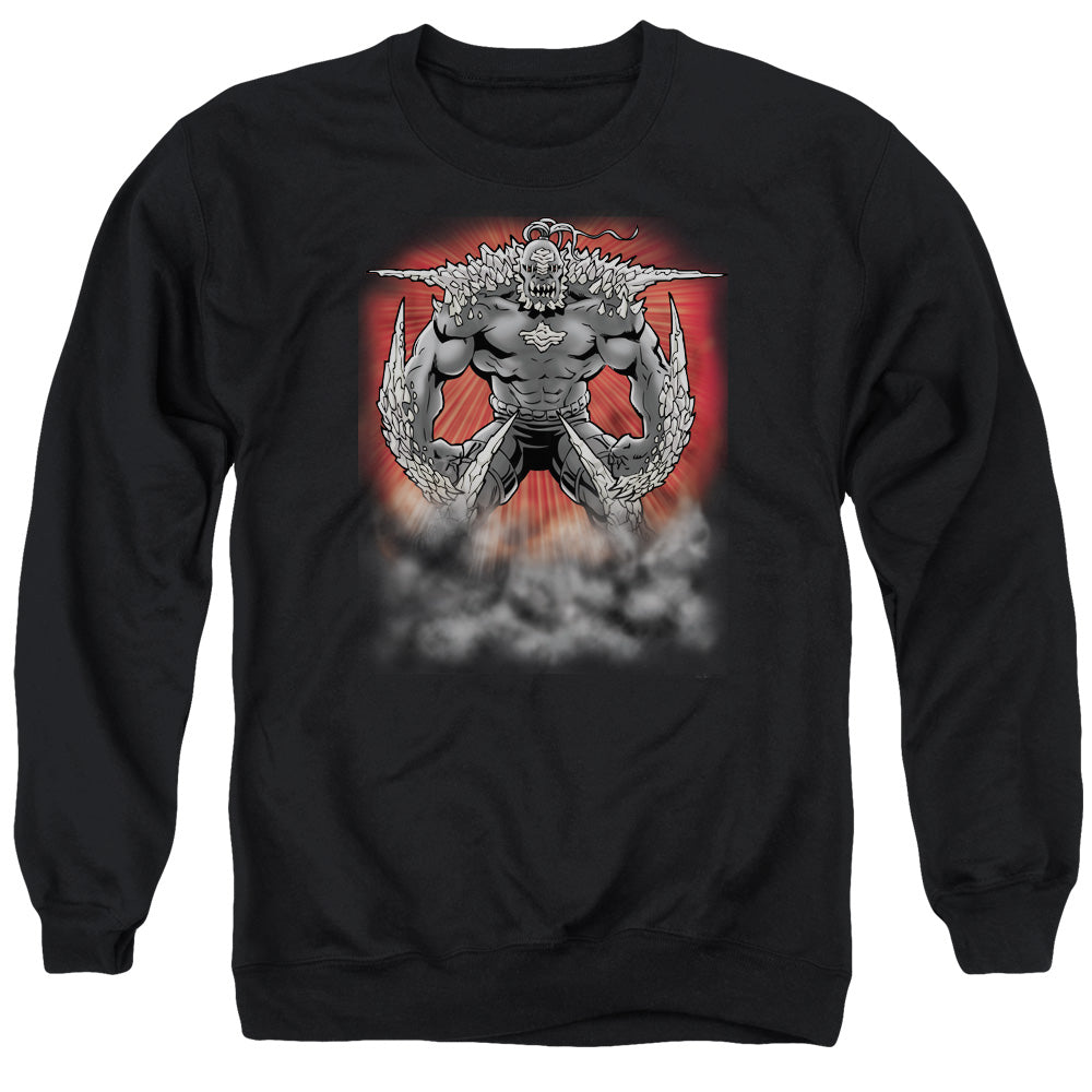 Superman Doomsday Dust Mens Crewneck Sweatshirt Black