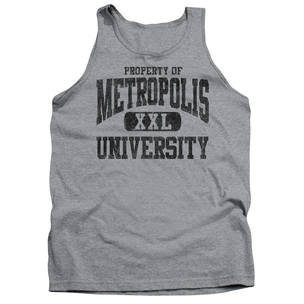 Superman Property Of Mu Mens Tank Top Shirt Athletic Heather