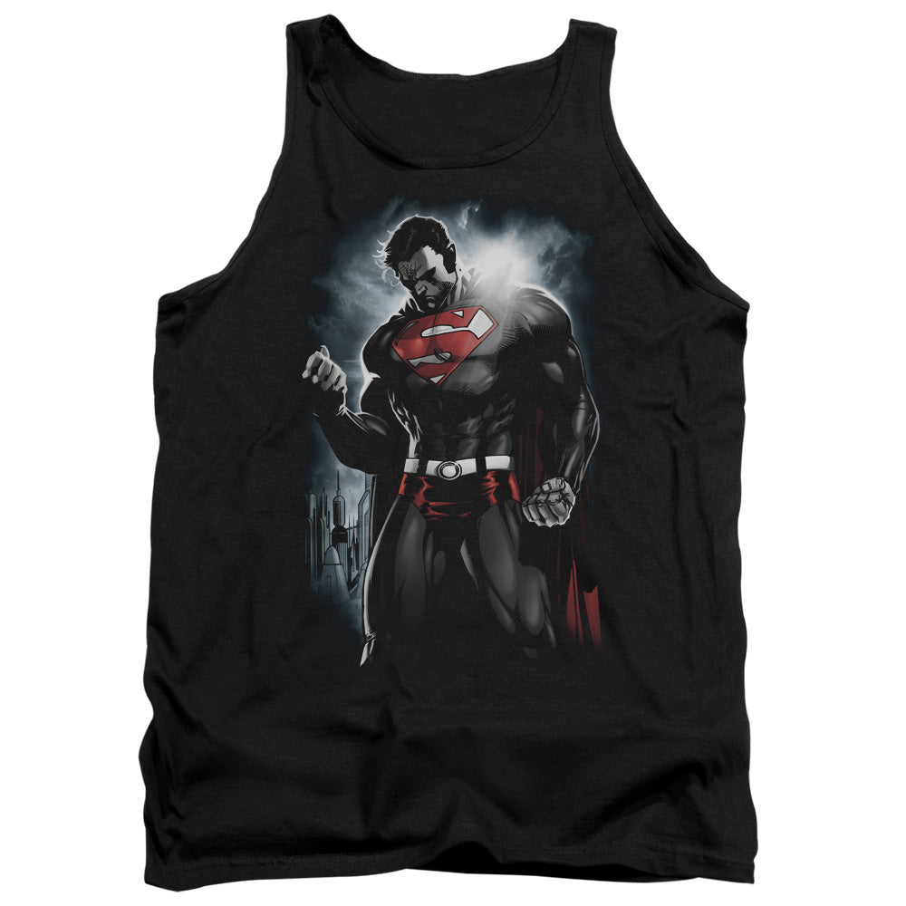 Superman Light Of The Sun Mens Tank Top Shirt Black