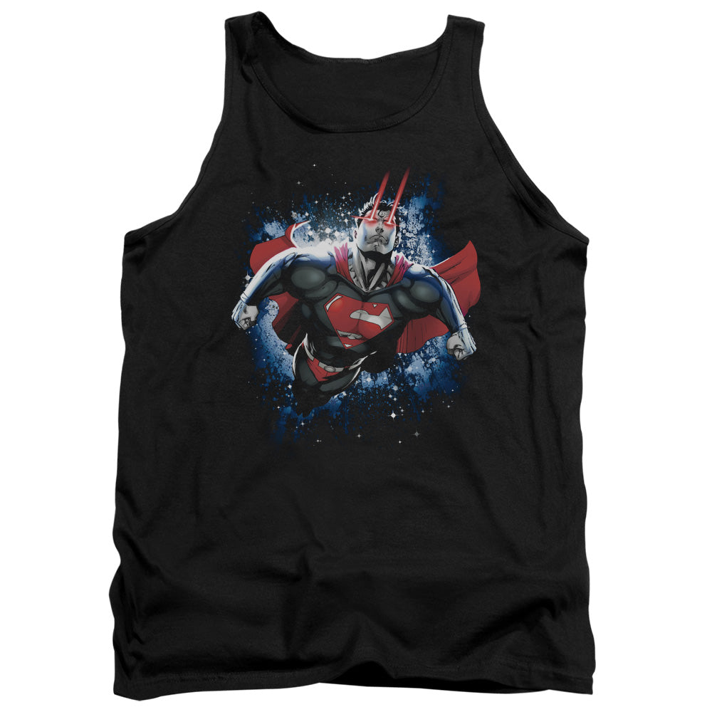 Superman Stardust Mens Tank Top Shirt Black