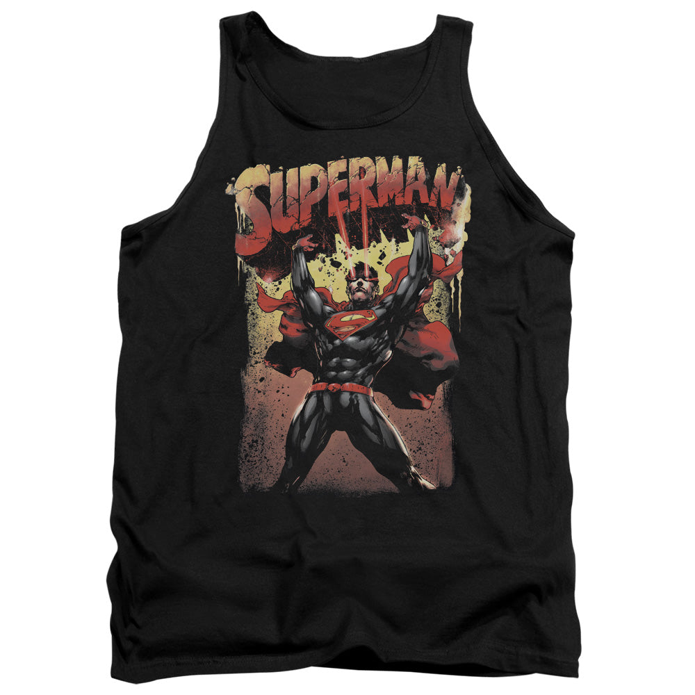 Superman Lift Up Mens Tank Top Shirt Black