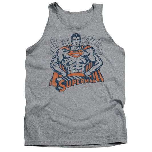 Superman Vintage Stance Mens Tank Top Shirt Athletic Heather