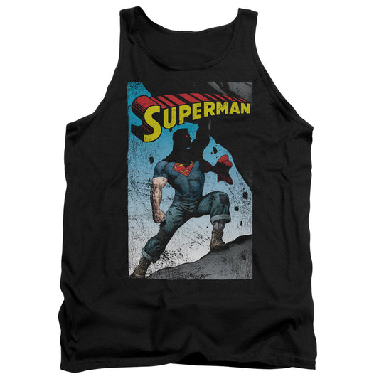 Superman Alternate Mens Tank Top Shirt Black