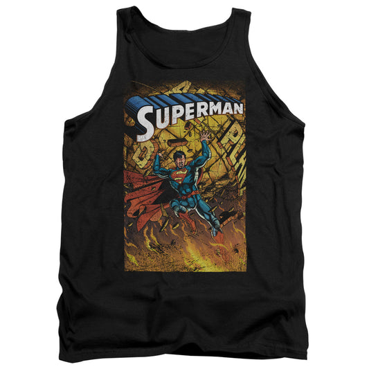 Superman One Mens Tank Top Shirt Black