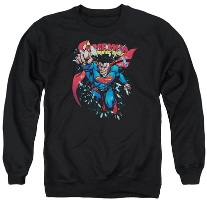 Superman Old Man Kal Mens Crewneck Sweatshirt Black