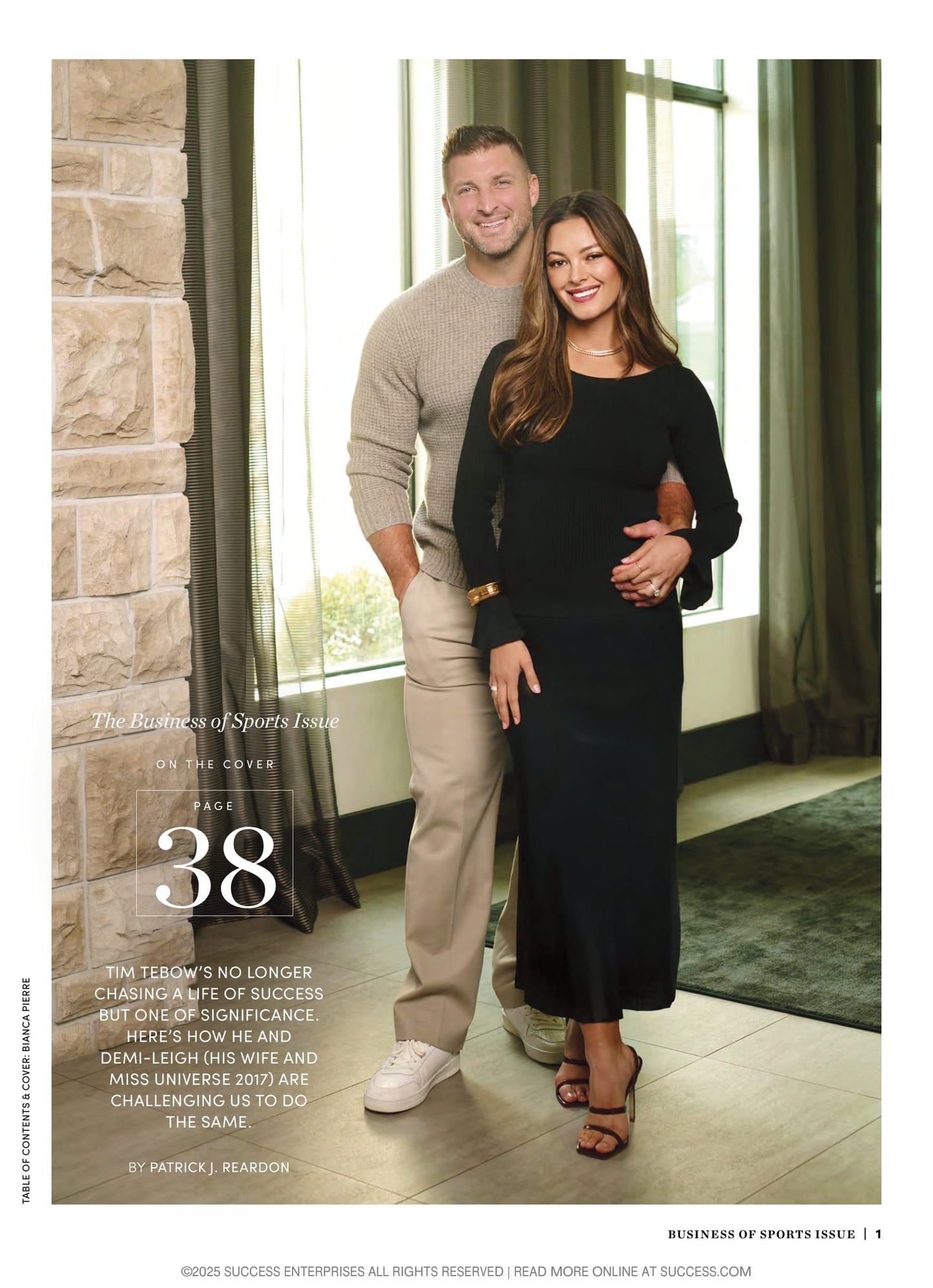 SUCCESS Magazine - July & August 2025: Tim & Demi-Leigh Tebow Challenge The Status Quo, Performance Coach Ben Newman Helps Champions Find Inner Strength, Athletes Excelling Off The Field & More!