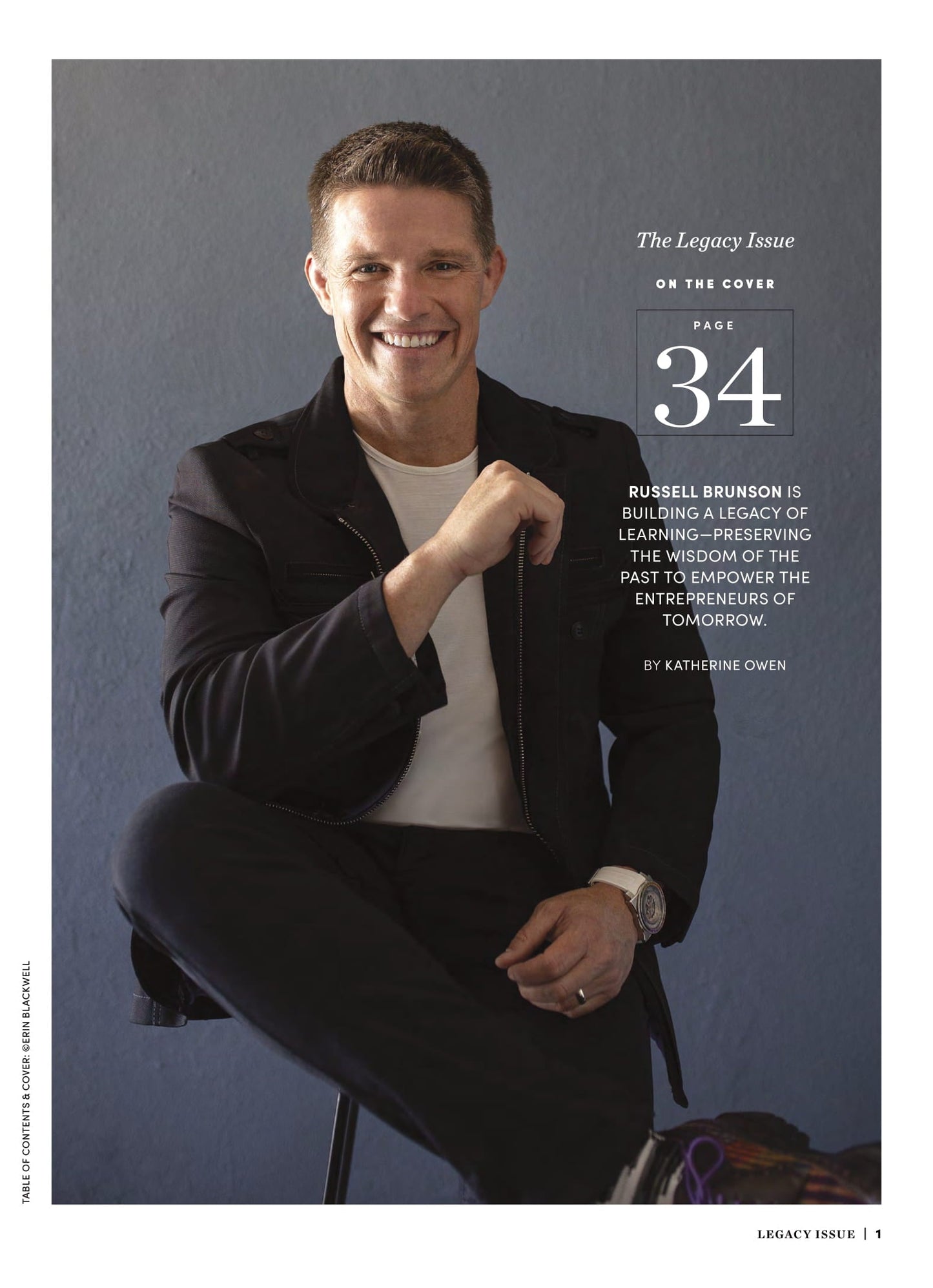 SUCCESS Magazine - November & December 2025: The Legacy Issue, Russell Brunson Building His Own Legacy Of Learning, Shelley Zalis Discusses Championing Equality, The History Of SUCCESS Magazine & More!