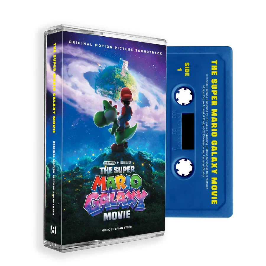 The Super Mario Galaxy Movie Cassette Tape