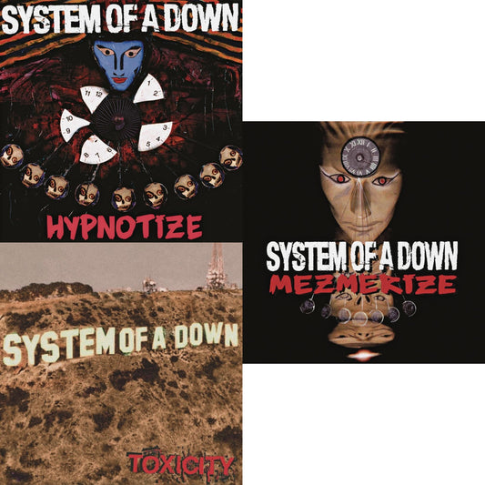 System Of A Down - Toxicity (140G) & Hypnotize (140G) & Mezmerize (140G) - LP Vinyl Bundle