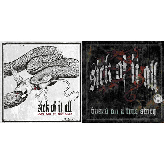 Sick Of It All - Last Act Of Defiance & Based On A True Story - LP Vinyl Bundle
