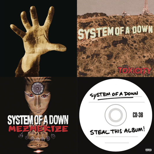 System Of A Down - System Of A Down (140G) & Toxicity (140G) & Mezmerize (140G) & Steal This Album! (2LP/140G)