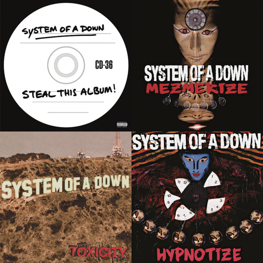 System Of A Down - Toxicity (140G) & Hypnotize (140G) & Mezmerize (140G) & Steal This Album! (2LP/140G)