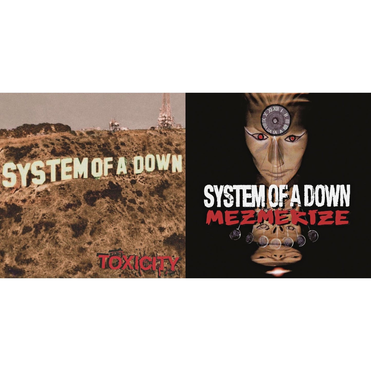 System Of A Down - Toxicity (140G) & Mezmerize (140G) - LP Vinyl Bundle