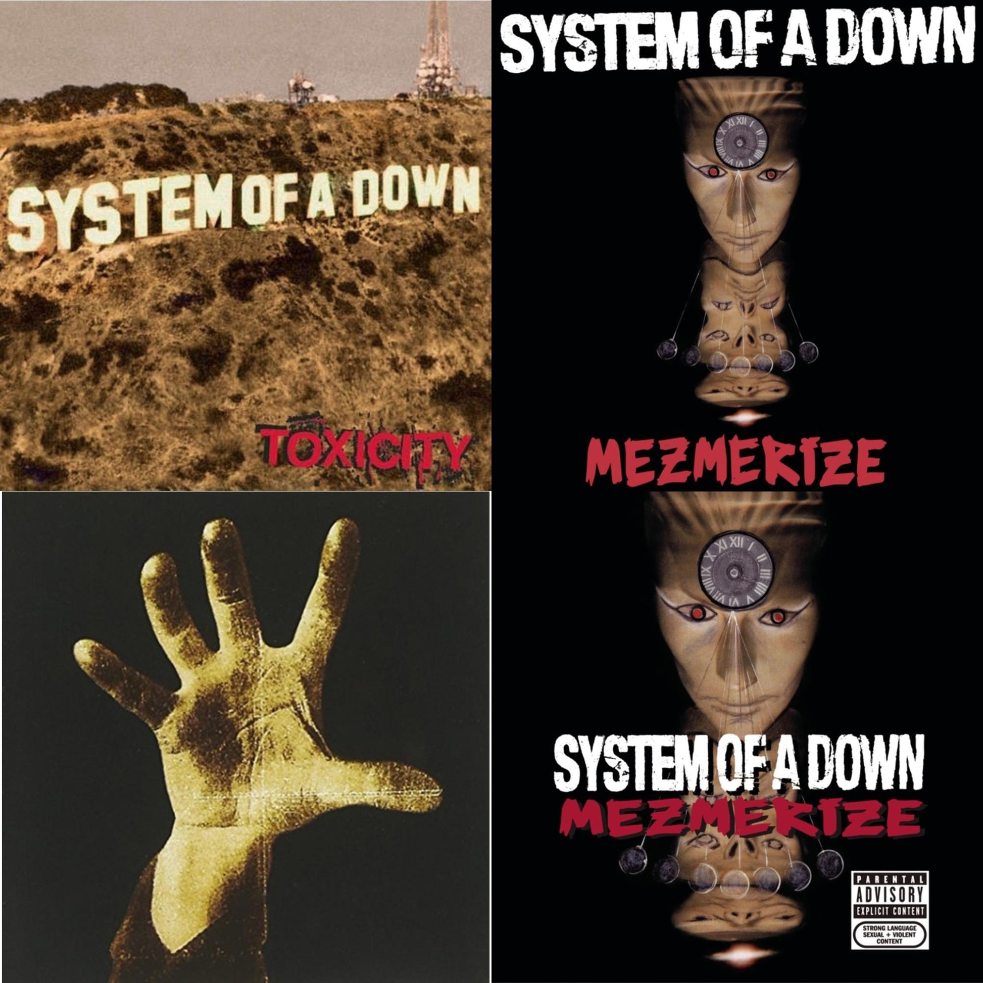 System Of A Down - Toxicity & Mezmerize & System Of A Down & Mezmerize - CD Bundle