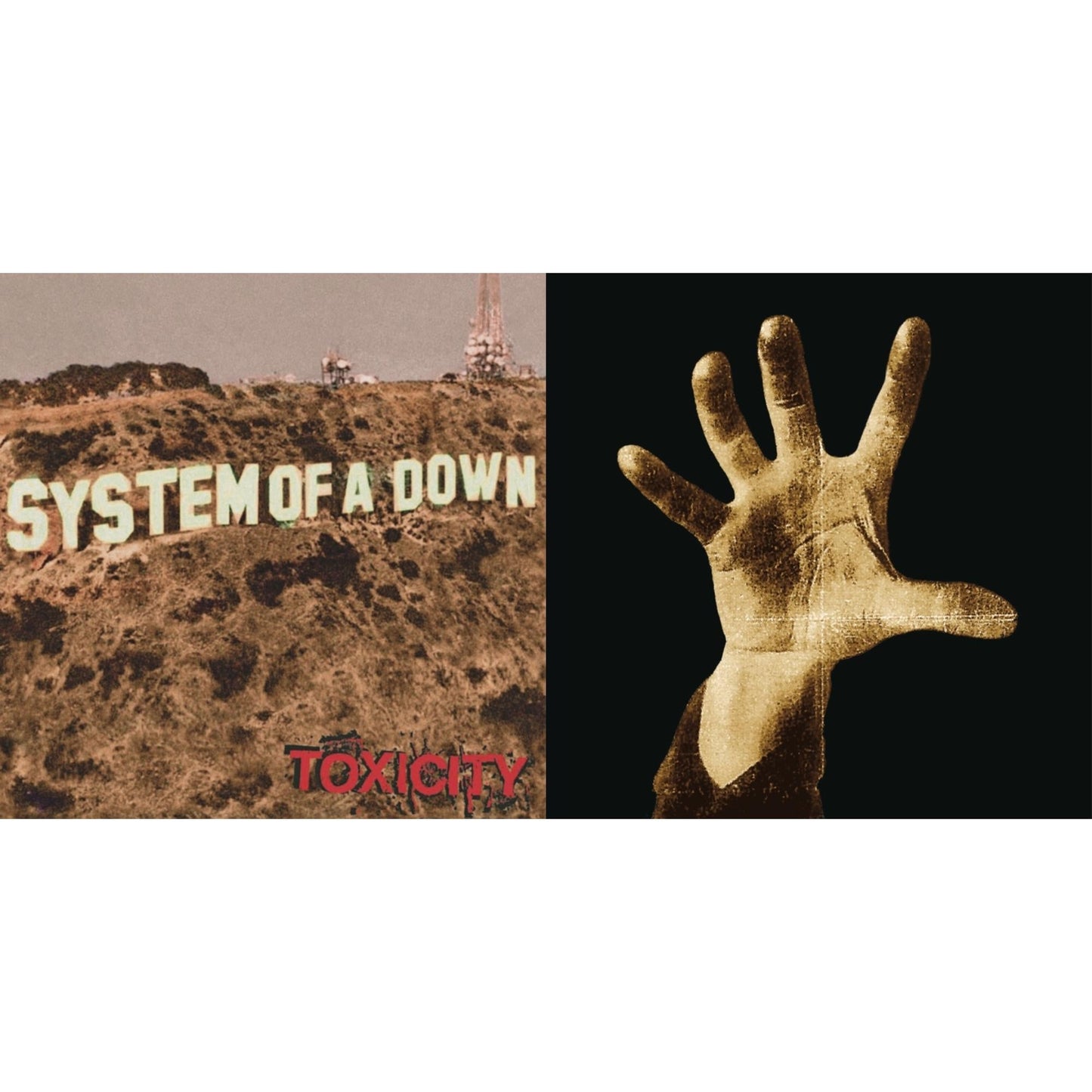 System Of A Down - System Of A Down (140G) & Toxicity (140G) - LP Vinyl Bundle
