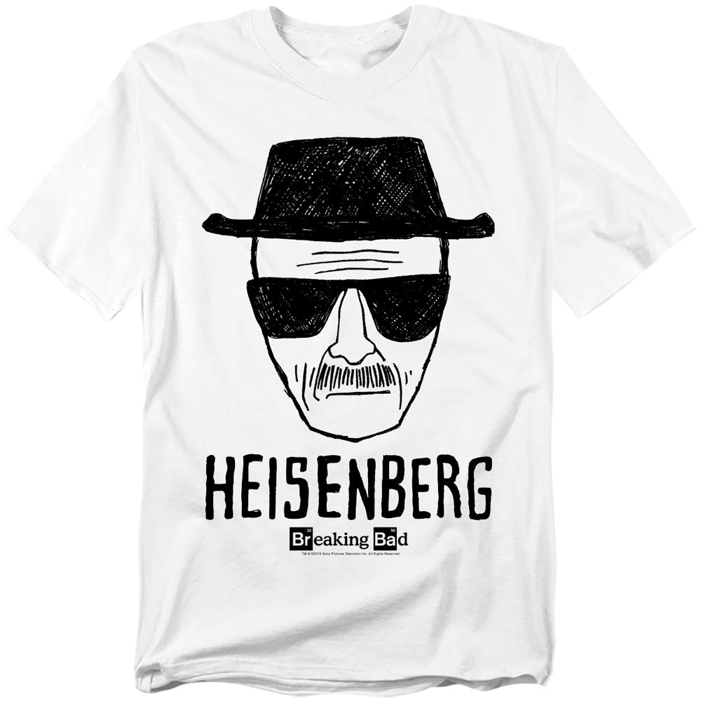 Breaking Bad Heisenberg Mens T Shirt White
