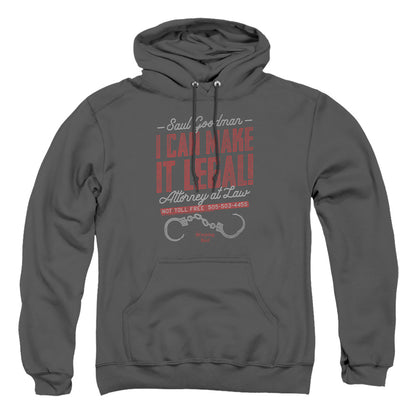 Breaking Bad Make It Legal Mens Hoodie Charcoal