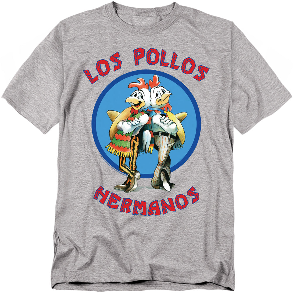 Breaking Bad Los Pollos Hermanos Mens T Shirt Athletic Heather