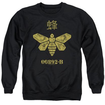 Breaking Bad Methylamine Barrel Bee Mens Crewneck Sweatshirt Black Officially Licensed