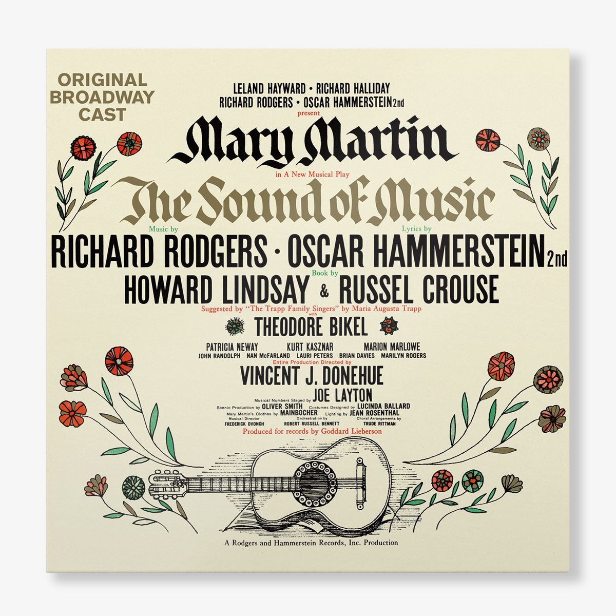 The Sound of Music: Original Broadway Cast Recording (180g 2-LP) Vinyl Record