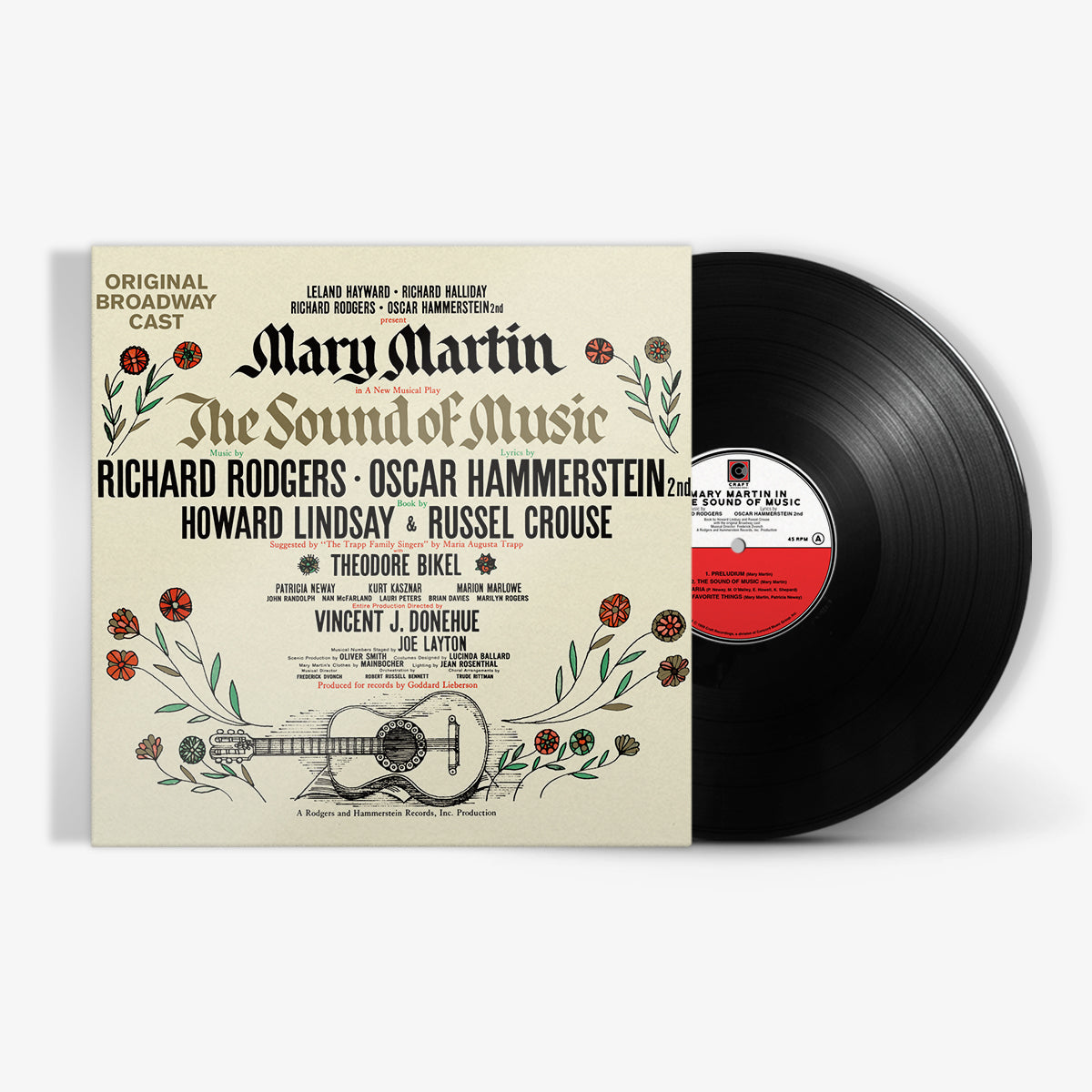 The Sound of Music: Original Broadway Cast Recording (180g 2-LP) Vinyl Record