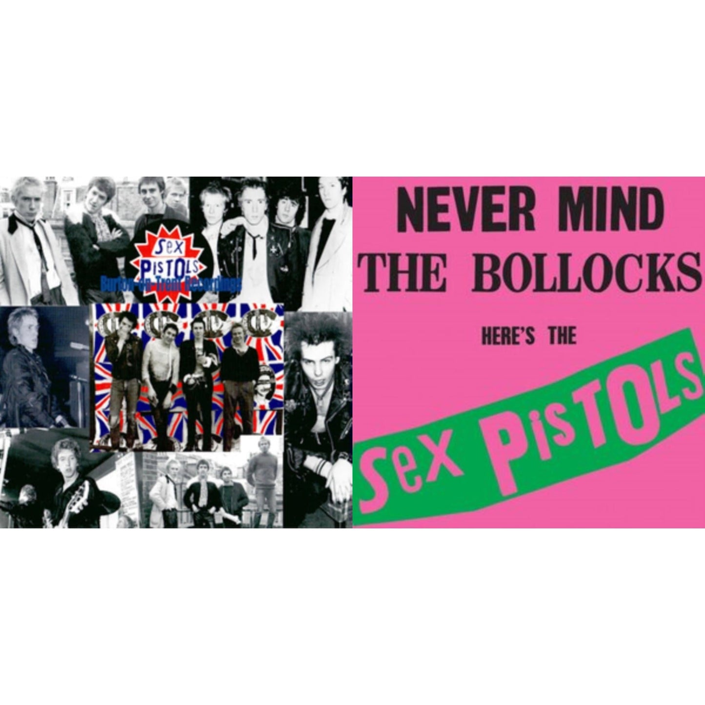Sex Pistols - Never Mind The Bollocks: Here's The Sex Pistols & Burton On Trend Recordings Live At The 76 Club - LP Vinyl Bundle