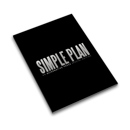 Simple Plan ‘No Pads, No Helmets...Just Balls’ LP (Limited Edition – Only 700 Made, Red White Splatter Vinyl) + Special Collector's Edition Deluxe Magazine