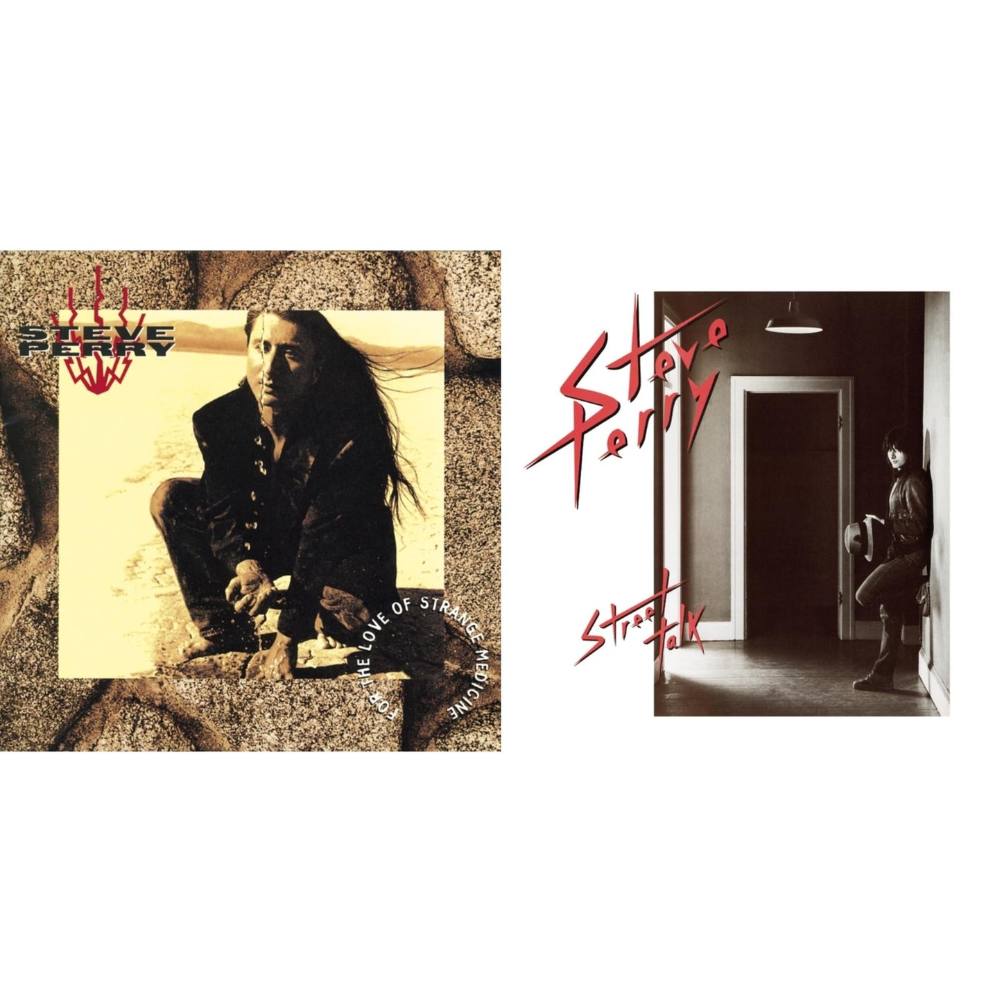 Steve Perry - For The Love Of Strange Medicine & Greatest Hits - CD Bundle