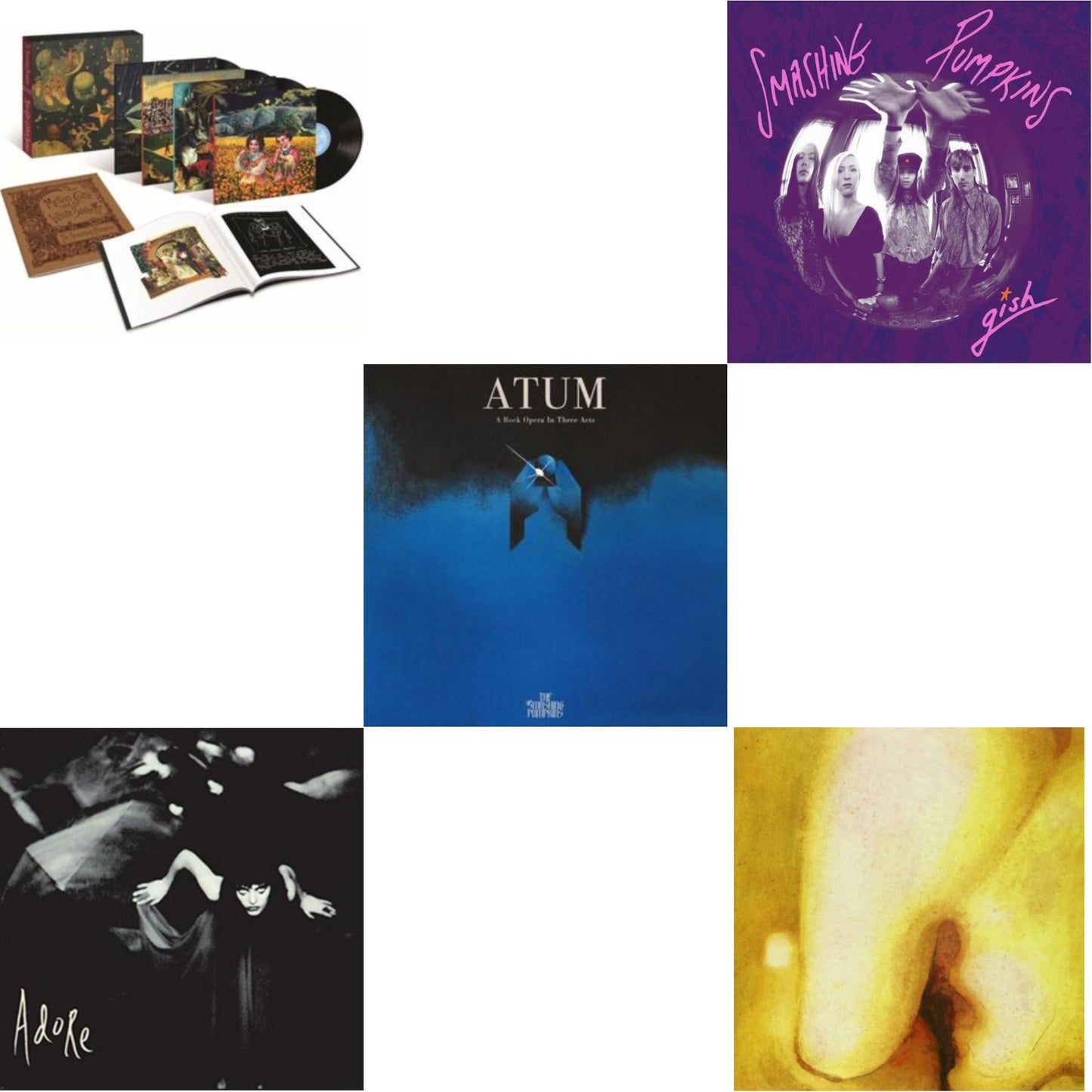 Smashing Pumpkins - Pisces Iscariot & Gish & Mellon Collie & Infinite Sadness & Adore (2LP) & Atum (4LP)