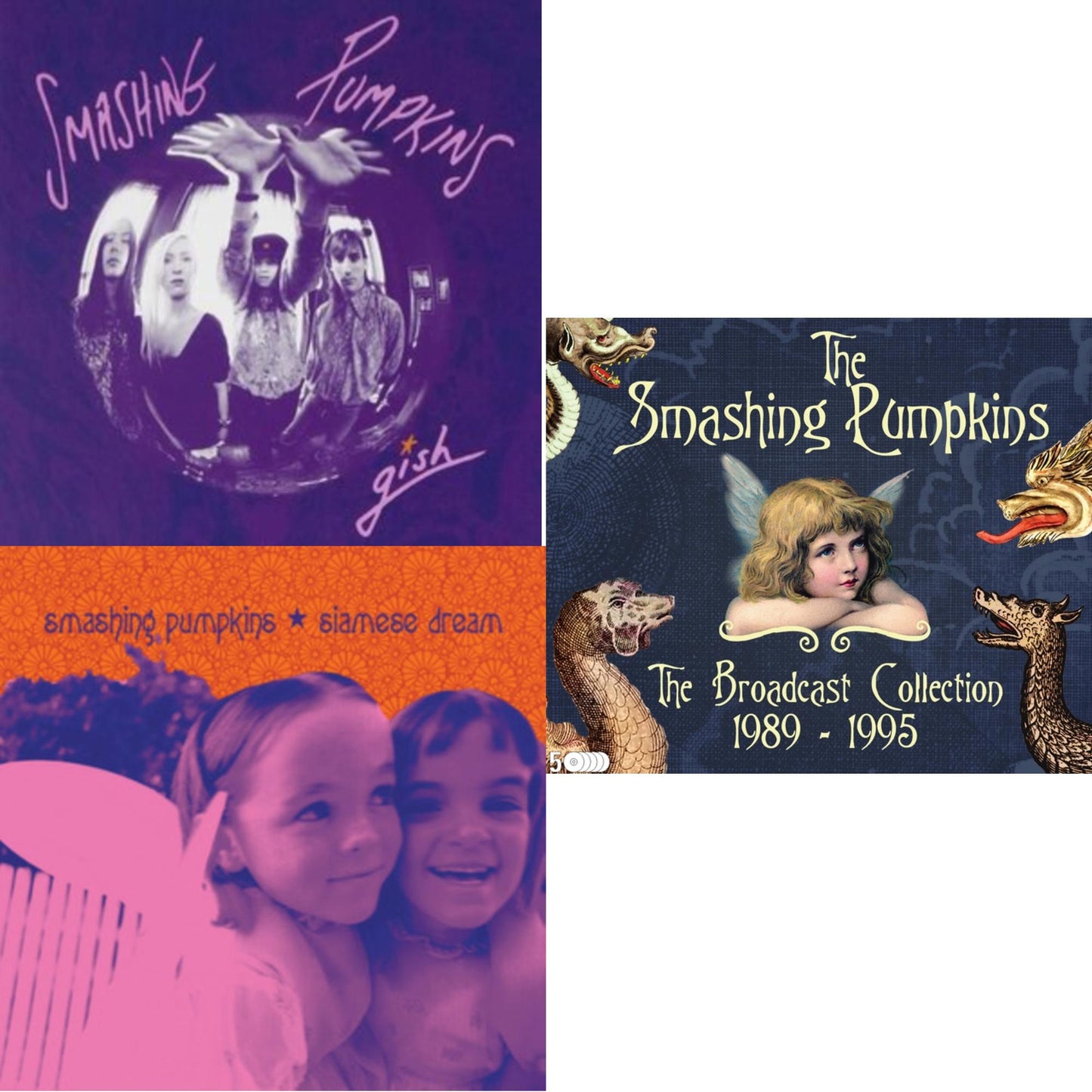 Smashing Pumpkins - Gish & Siamese Dream & Broadcast Collection 1989-1995 - CD Bundle