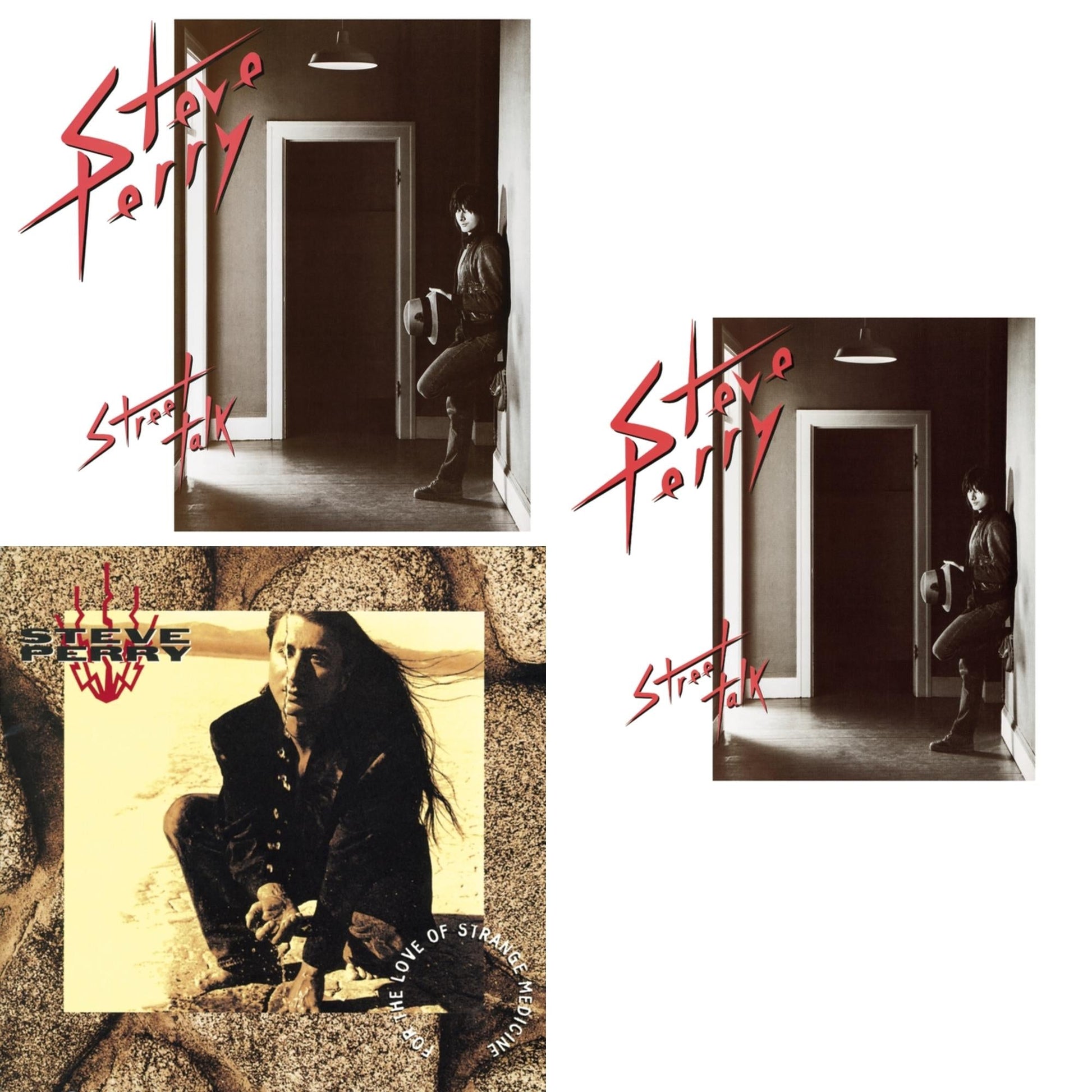 Steve Perry - For The Love Of Strange Medicine & Greatest Hits & Street Talk - CD Bundle