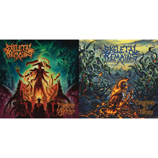 Skeletal Remains - Condemned To Misery (180G/Reissue) & Fragments Of The Ageless - LP Vinyl Bundle