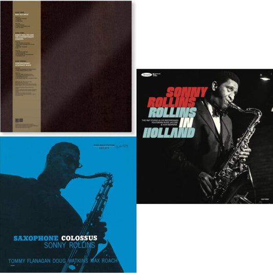 Sonny Rollins - Rollins In Holland: The 1967 Studio & Live Recordings (3LP/Deluxe Edition) & Saxophone Colossus & Go West!: The Contemporary Records Albums (3LP Boxset)