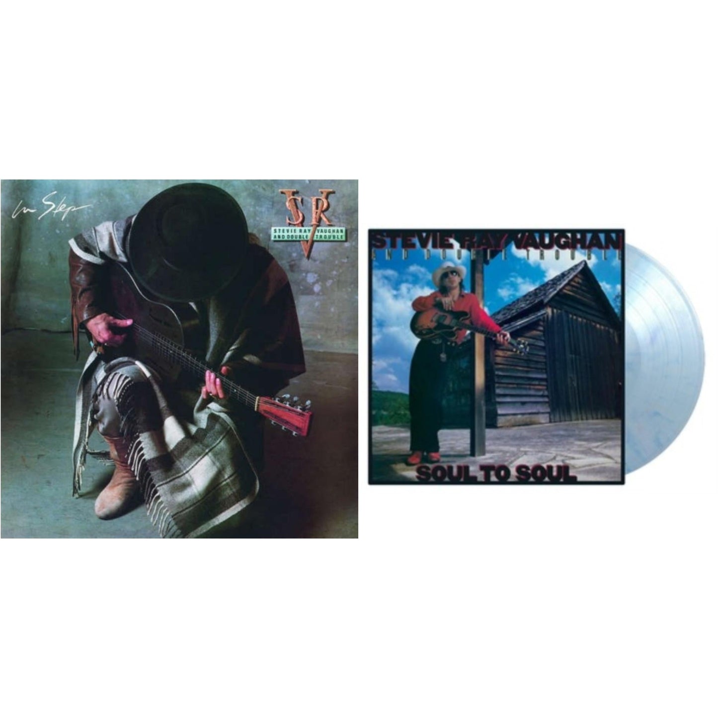 Stevie Ray Vaughan - In Step (180G) & Soul To Soul (180G/Blue Marbled LP Vinyl)