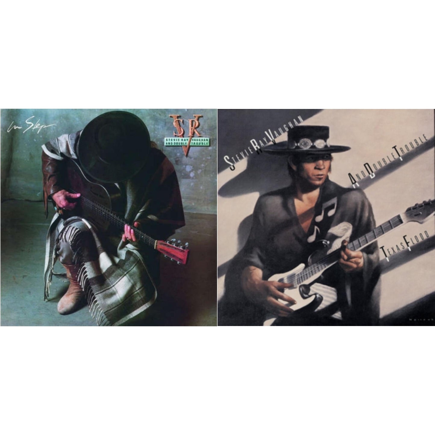 Stevie Ray Vaughan - In Step (180G) & Texas Flood - LP Vinyl Bundle