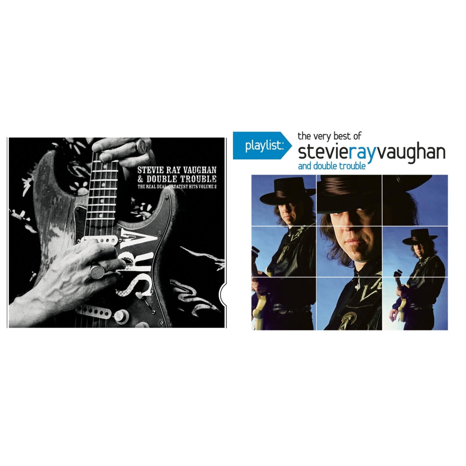 Stevie Ray Vaughan - Real Deal: Greatest Hits Volume 2 & Playlist: Very Best Of Stevie Ray Vaughan - CD Bundle
