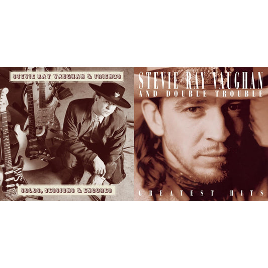 Stevie Ray Vaughan - Solos Sessions & Encores & Greatest Hits - CD Bundle