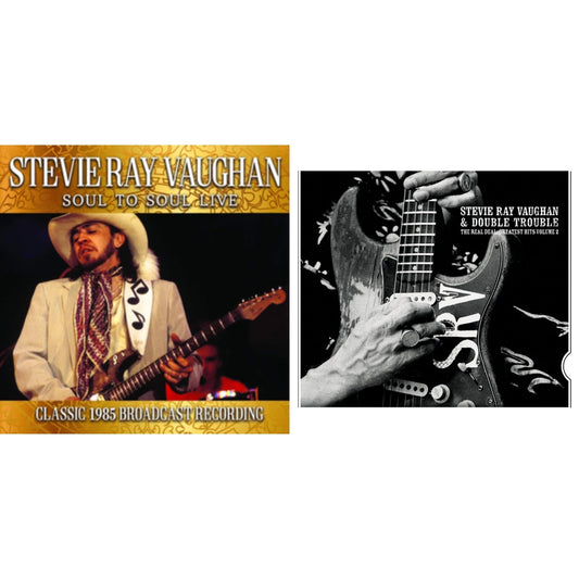 Stevie Ray Vaughan - Soul To Soul Live & Real Deal: Greatest Hits Volume 2 - CD Bundle