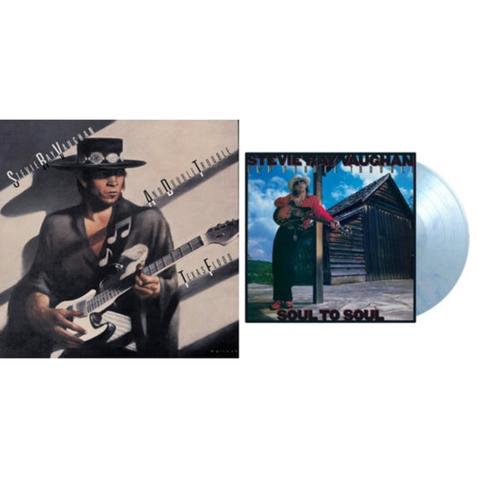 Stevie Ray Vaughan - Soul To Soul (180G/Blue Marbled LP Vinyl) & Texas Flood