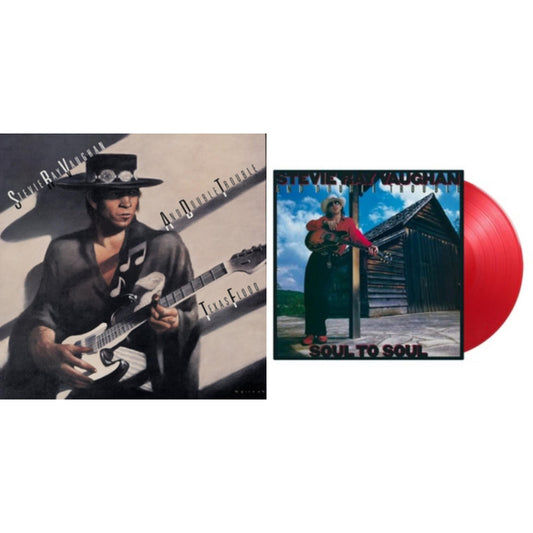 Stevie Ray Vaughan - Soul To Soul (180G/Translucent Red LP Vinyl) & Texas Flood