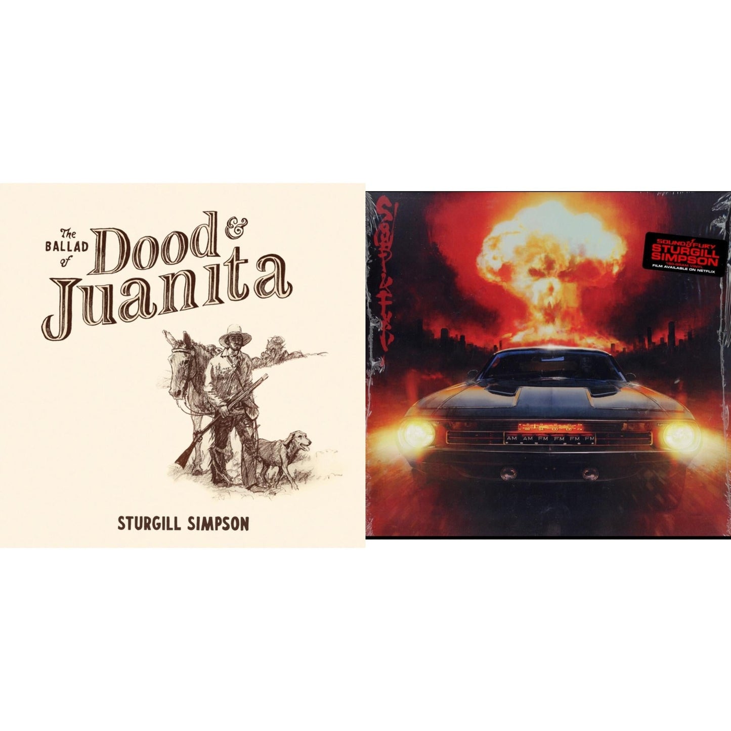 Sturgill Simpson - Sound & Fury & Ballad Of Dood & Juanita - LP Vinyl Bundle