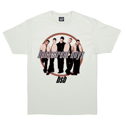 Backstreet Boys Glitter Mens T Shirt White Officially Licensed