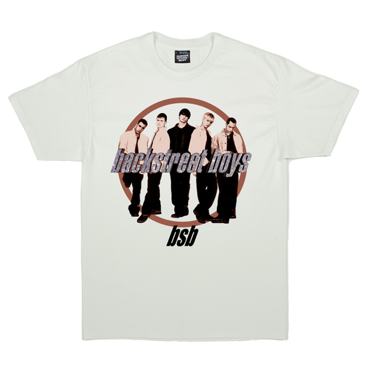 Backstreet Boys Glitter Mens T Shirt White Officially Licensed